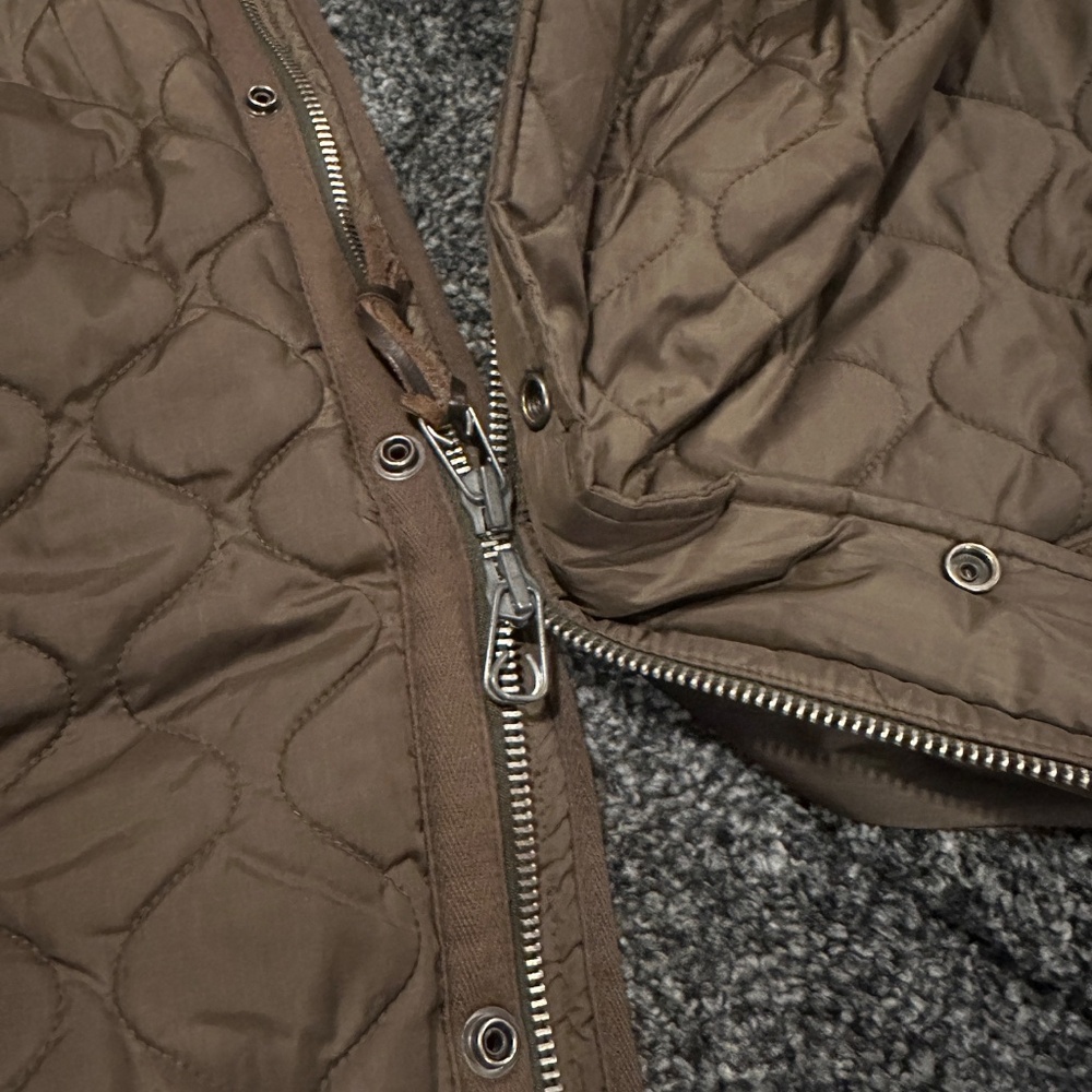 Vintage Abercrombie & Fitch SHERPA QUILTED BOMBER XL - Picture 6 of 9